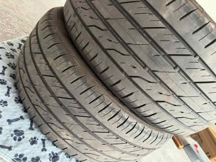 Photo of free 2 x car tyres ( hardly used) (Hawkesbury Junction CV6) #2