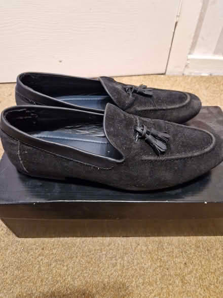 Photo of free Mens black suede shoes size 7 (Wayfield ME5) #1