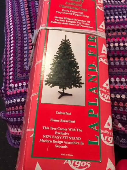 Photo of free 1.8m/6 foot artificial Xmas tree (Boultham LN5) #1