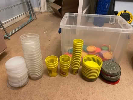 Photo of free Lots of empty silk clay and Play-Doh pots with lids (Bedminster Down BS13) #1