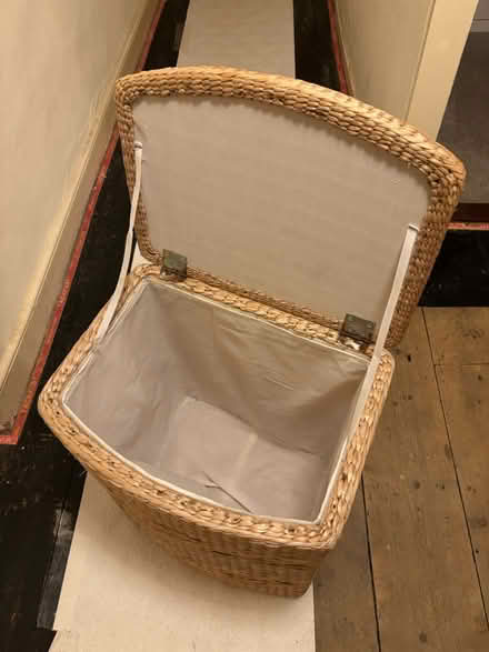 Photo of free Woven washing basket (Princes Risborough) #2