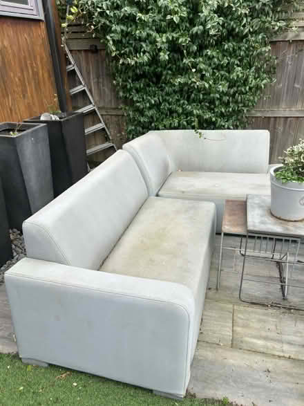 Photo of free Grey L shaped garden Sofa (kingston upon thames, KT2) #3