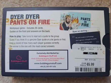 Photo of free Danny Dyer card game (Seaside BN22) #2