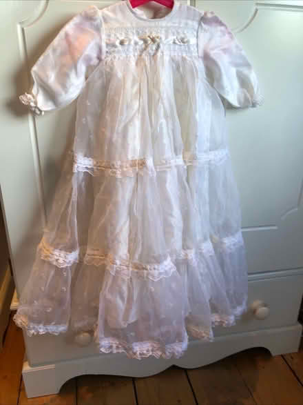 Photo of free christening gown 6-12 months hat (Limpley stoke BA2) #3