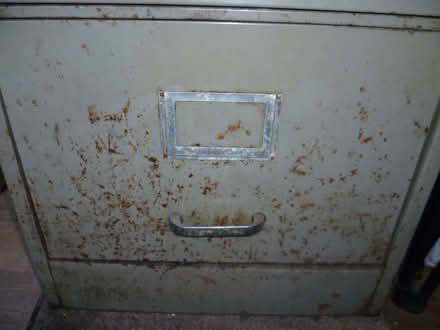 Photo of free vintage heavy steel filing cabinet (The Nurserylands TW12) #4