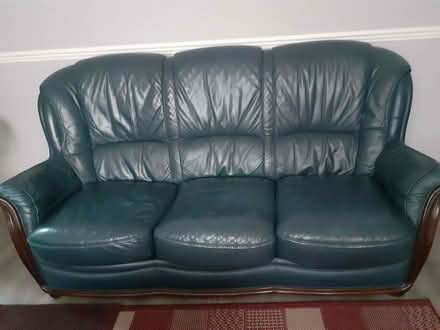 Photo of free 3 piece leather suite (Mottingham SE9) #2