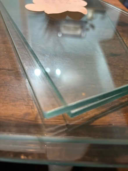 Photo of free 4 sections of toughened glass (ex shelves) (Weston Underwood DE6) #3