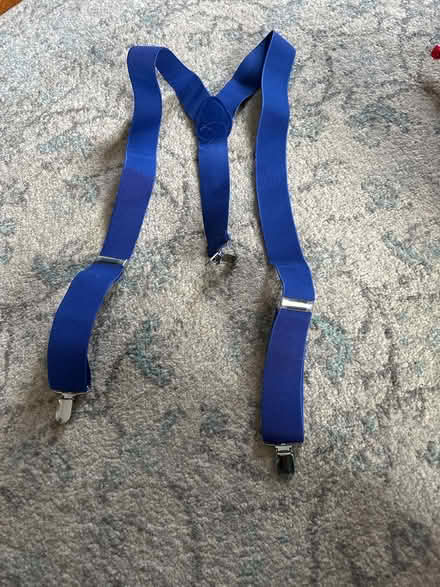 Photo of free Blue adjustable suspenders (Randolph NJ) #1