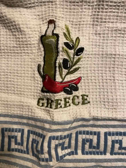 Photo of free Greece tea towel (108 and Broadway) #1