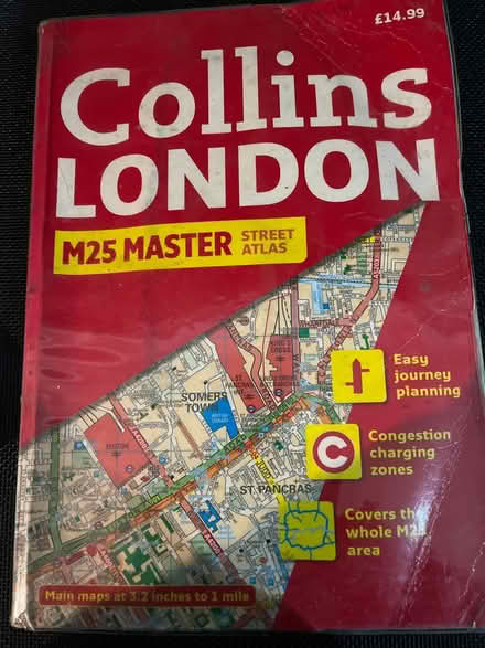 Photo of free A4 size A to Z of London (Rickmansworth WD3) #1