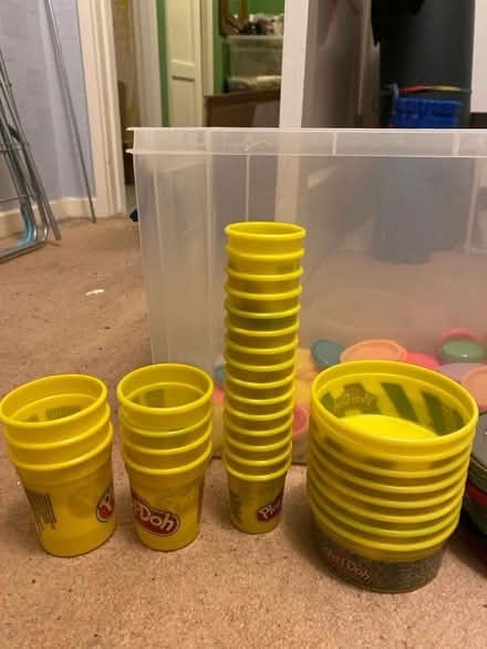 Photo of free Lots of empty silk clay and Play-Doh pots with lids (Bedminster Down BS13) #3