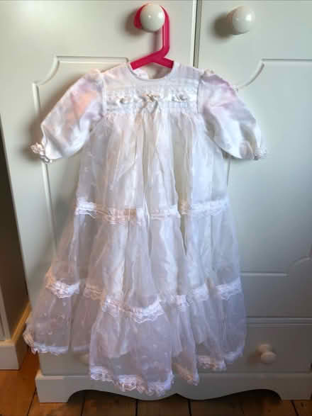 Photo of free christening gown 6-12 months hat (Limpley stoke BA2) #1