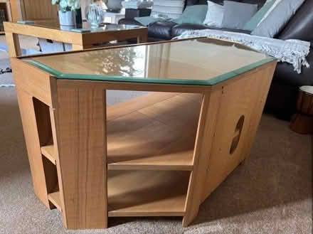 Photo of free Marks & Spencer Sonoma Oak Furniture - Glass Topped Corner U (Hevingham NR10) #2