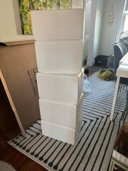 Photo of free 5 styrofoam containers (Columbia Heights) #2