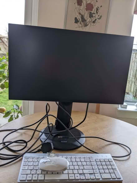 Photo of free Computer monitor, wireless keyboard and mouse, all working. (Gilmerton EH17) #3