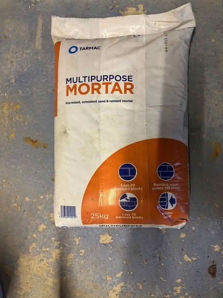 Photo of free Bag of ready mixed mortar (Buckingham MK18) #1