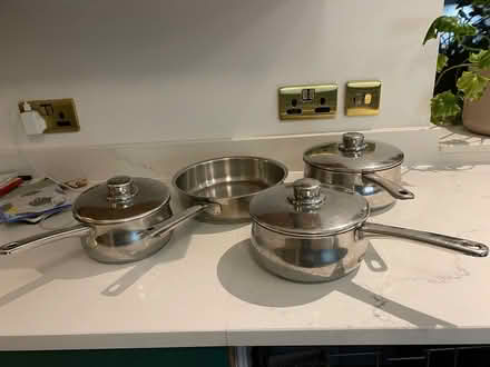 Photo of free Stainless steel pans (Bournville B30) #1