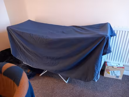 Photo of free Blue king size fitted sheet (IP1) #1