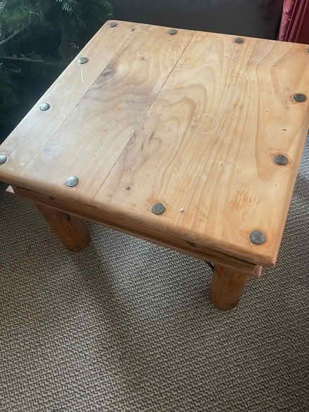 Photo of free Wooden square coffee table (Stafford ST17) #1