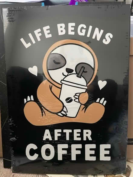 Photo of free Sloth Coffee Displate Wall Art (Bromley South BR2) #1