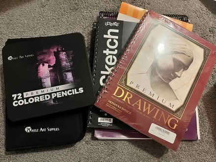 Photo of free Art pencils and sketch books (Dover) #1