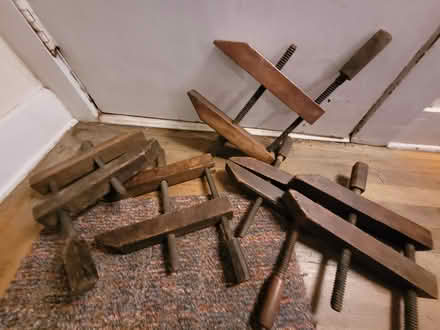 Photo of free Old furniture clamps (Downtown San Jose) #1