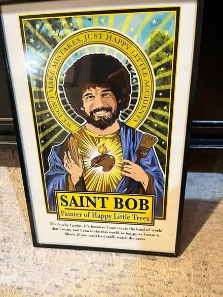 Photo of free Bob Ross framed print (Dover) #1