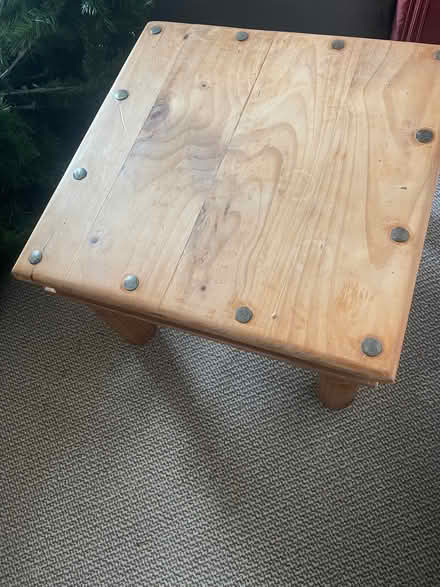 Photo of free Wooden square coffee table (Stafford ST17) #2