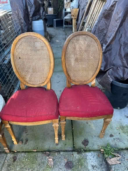 Photo of free 6 Dining chairs (Woodside/Rutherford Estates) #1