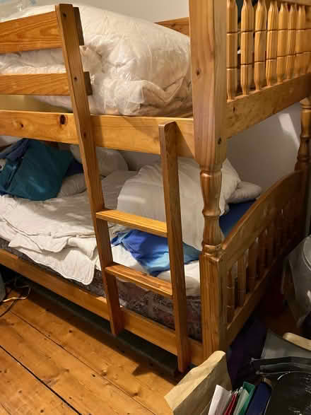 Photo of free Pine Bunkbeds (Malltraeth, Anglesey, LL62) #1