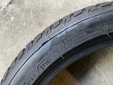 Photo of free Four Michelin Alpin5 winter tyres (Aylesbury Vale HP19) #1