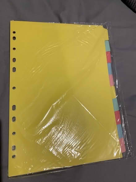 Photo of free File dividers. Brand new. (City Centre NR3) #1