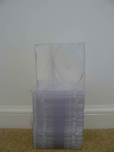 Photo of free 36 Slim CD/DVD Cases (Loans KA10) #1