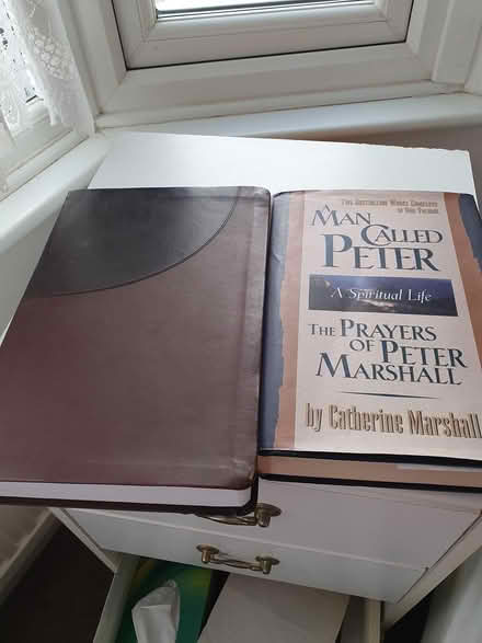 Photo of free Large print bible and another book (North Cheam SM3) #1