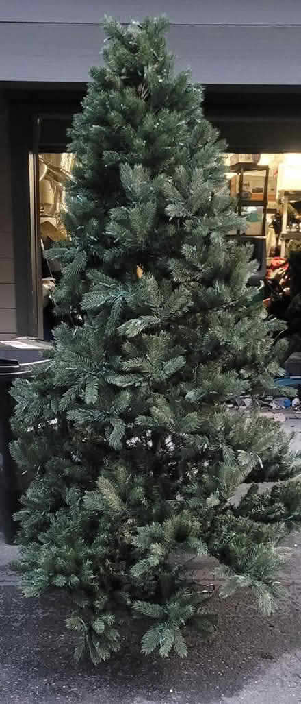 Photo of free Two 8' Artificial Christmas Trees (West Seattle) #1