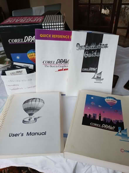 Photo of free Old Corel Draw 4 software with manuals (Rowlands Gill NE39) #1