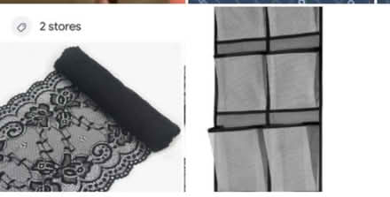 Photo of Lace or mesh fabric (Mississauga) #1