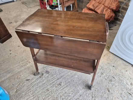 Photo of free Drop leaf wooden trolley (Shere GU5) #1