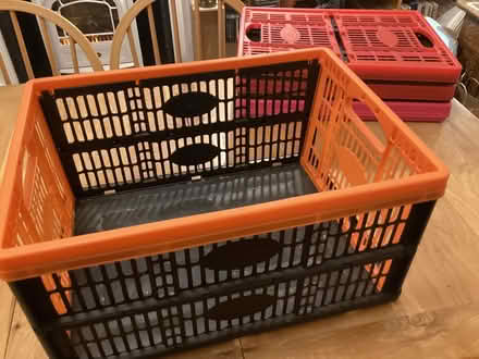 Photo of free Foldable plastic storage boxes (Buxton Central SK17) #2