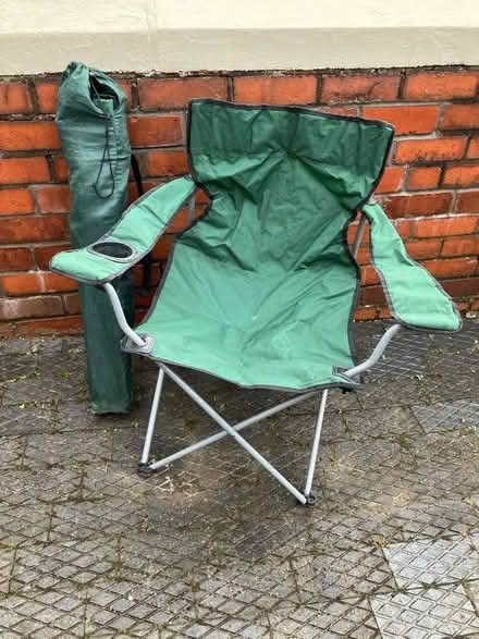 Photo of free FOLDING CAMPING CHAIRS (PAIR) Green (Belle Vue SY3) #2