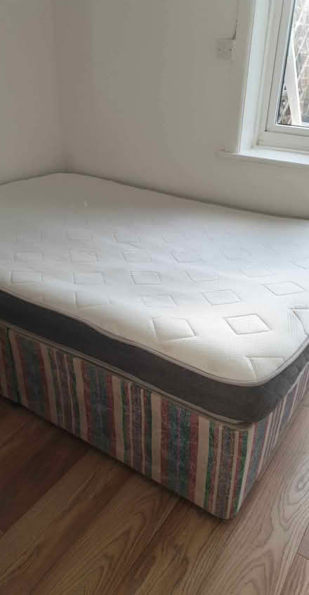 Photo of free Double divan with mattress (Boscombe BH1) #1