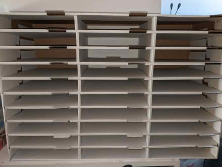 Photo of free 30-slot classroom paper organizer (60193 near Schaumburg HS) #1