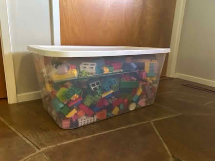 Photo of free Large bin of Duplos (Land Park) #1