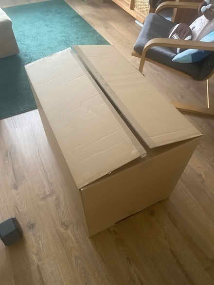 Photo of free Large Cardboard Box (Caergwrle) #1