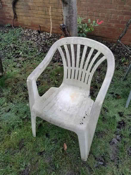 Photo of free 10 Plastic Garden chairs (Ardwick M13) #1