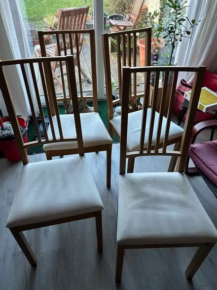 Photo of free 4 dining chairs (CT10) #1