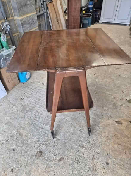 Photo of free Drop leaf wooden trolley (Shere GU5) #3