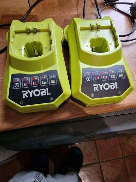 Photo of free Ryobi 18 ONE+ battery chargers (Chirk Bank LL14) #1