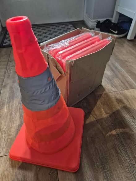 Photo of free 4x collapsible traffic cones (Abbotswood, Romsey) #3