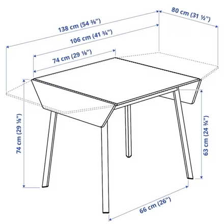 Photo of free Ikea kitchen table (Greenwood Lake, NY) #3